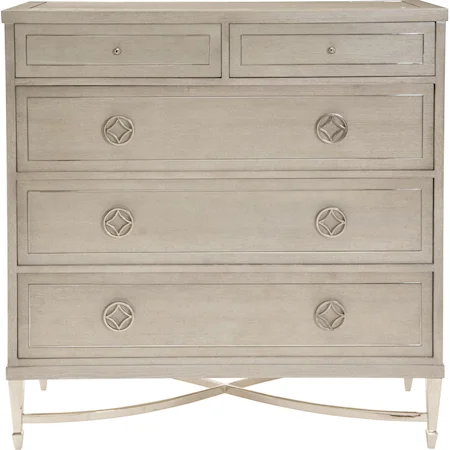 Drawer Chest with 2 Drop-Front Drawers
